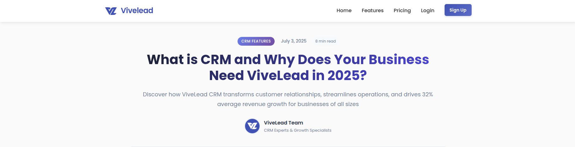Vivelead Blog - CRM Insights, HRMS Tips & Business Growth
